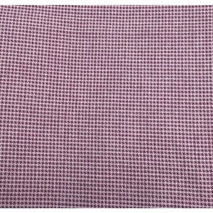 Cotton Fat Quarter Fabric 18x22" Burgundy White Micro Houndstooth Pattern
